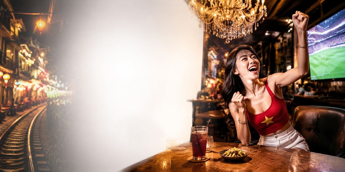 Người dùng Hà Nội thư giãn trong quán cà phê và kiểm tra tài khoản betting có trách nhiệm