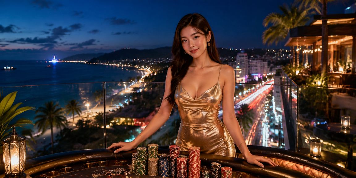 Không gian giải trí neon sống động tại Phú Quốc – người chơi casino trực tuyến